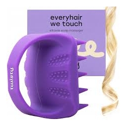 Twisty Masażer do skóry głowy z miękkiego silikonu pobudza mikrokrążenie